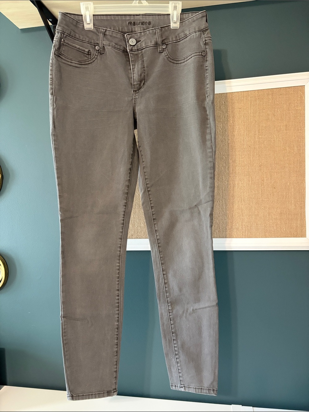 Maurices Slim Gray Skinny Jeans